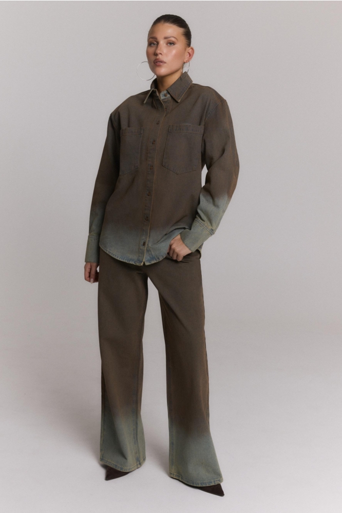 Refined Department bruine dames jeans | Model