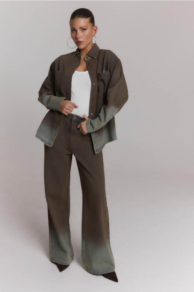 Refined Department bruine dames jeans | Model