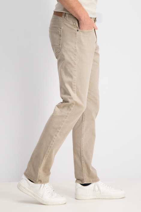 Gabbiano camel heren jeans | Model zijaanzicht