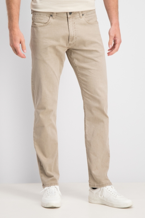 Gabbiano camel heren jeans | Model vooraanzicht