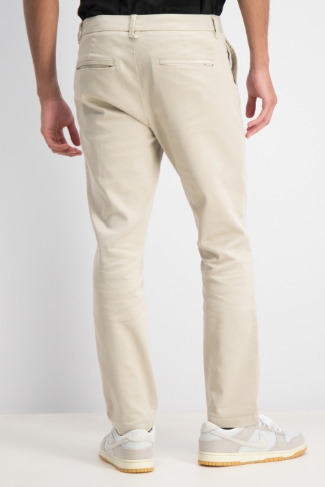Gabbiano zand heren broek | Model achteraanzicht