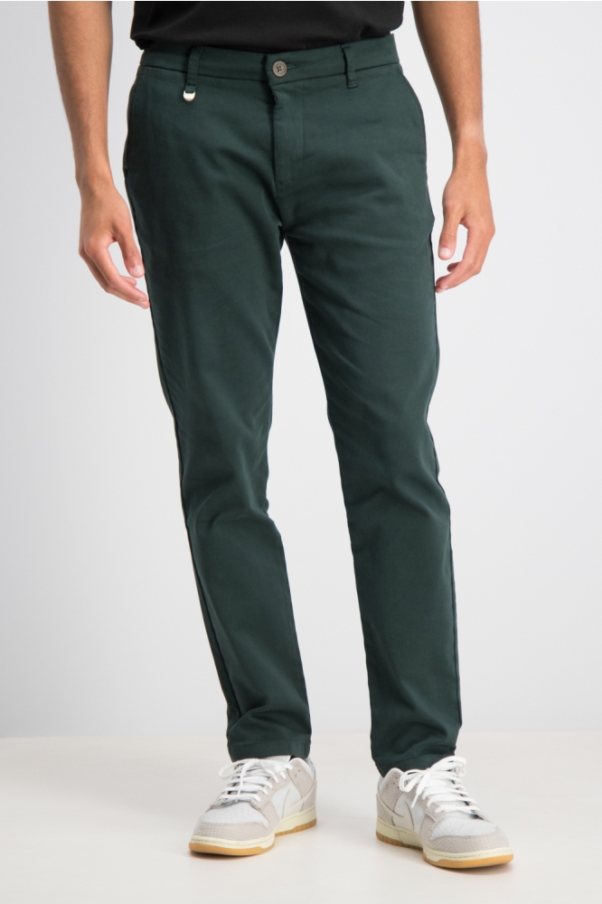 Gabbiano groene heren broek | Model vooraanzicht