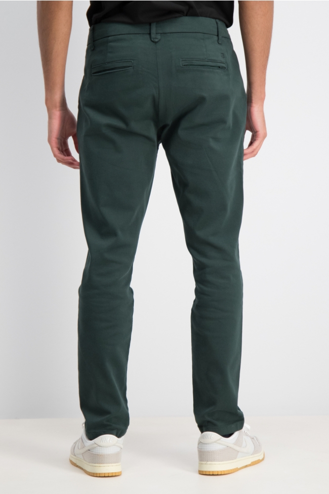 Gabbiano groene heren broek | Model achteraanzicht