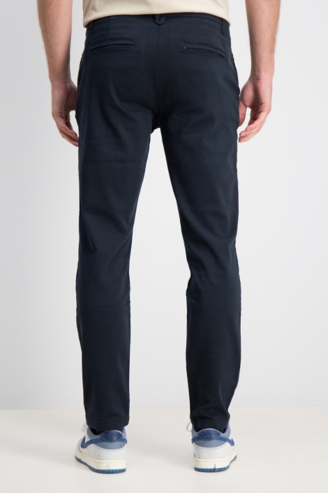 Gabbiano blauwe heren broek | Model achteraanzicht