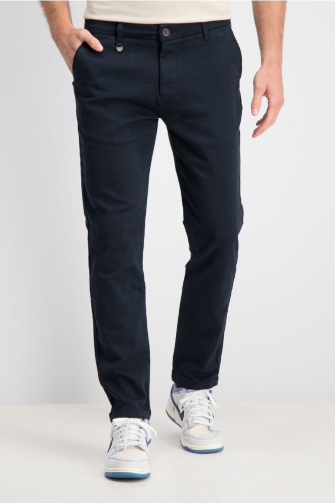 Gabbiano blauwe heren broek | Model vooraanzicht