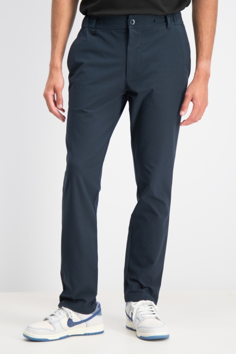 Gabbiano blauwe heren broek | Model vooraanzicht