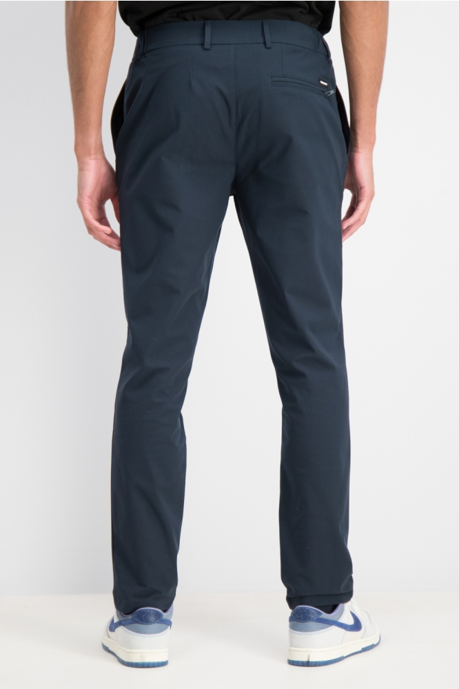 Gabbiano blauwe heren broek | Model achteraanzicht