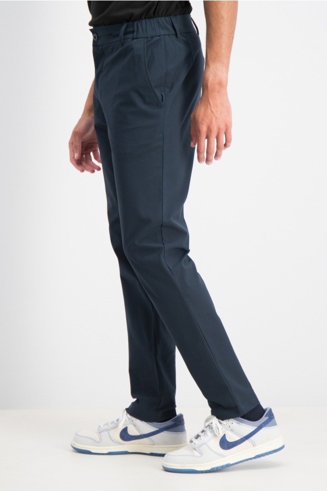 Gabbiano blauwe heren broek | Model zijaanzicht