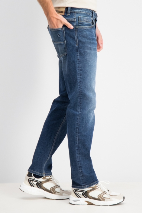 Gabbiano blauwe heren jeans | Model zijaanzicht