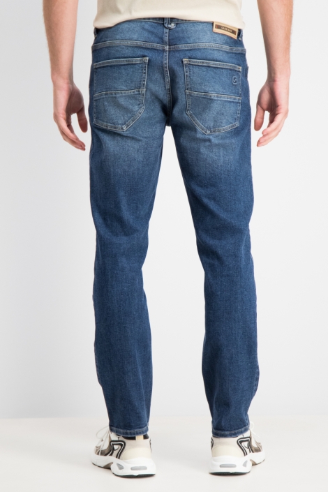 Gabbiano blauwe heren jeans | Model achteraanzicht