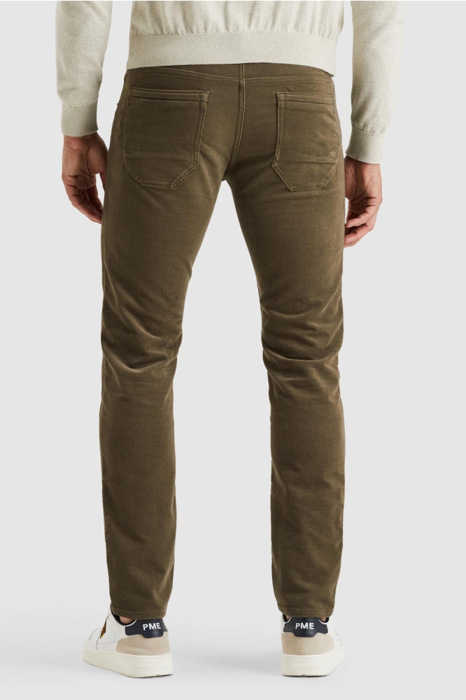 PME legend bruine heren jeans | Model achteraanzicht