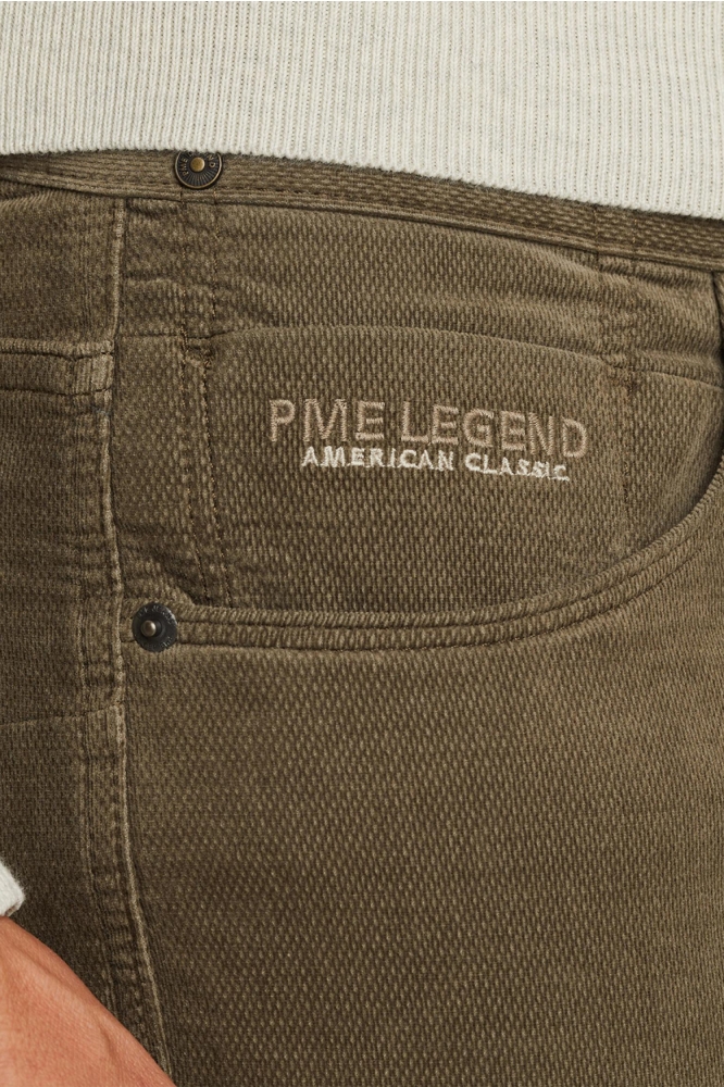 PME legend bruine heren jeans | Close up