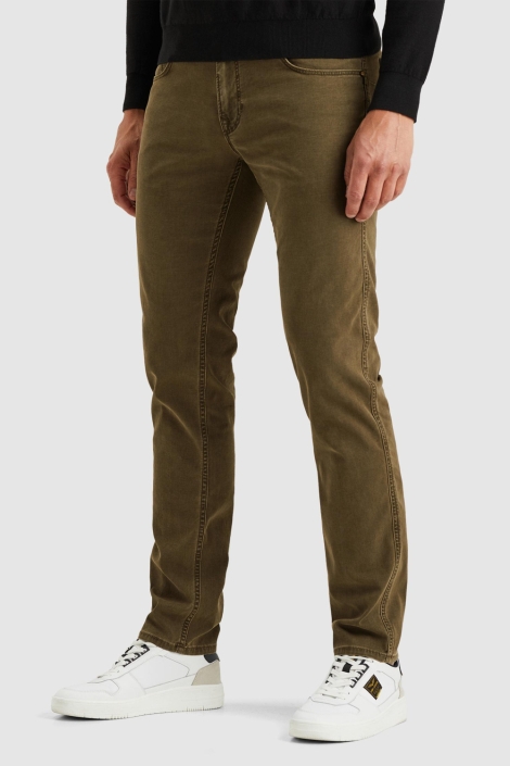 PME legend groene heren broek | Model zijaanzicht