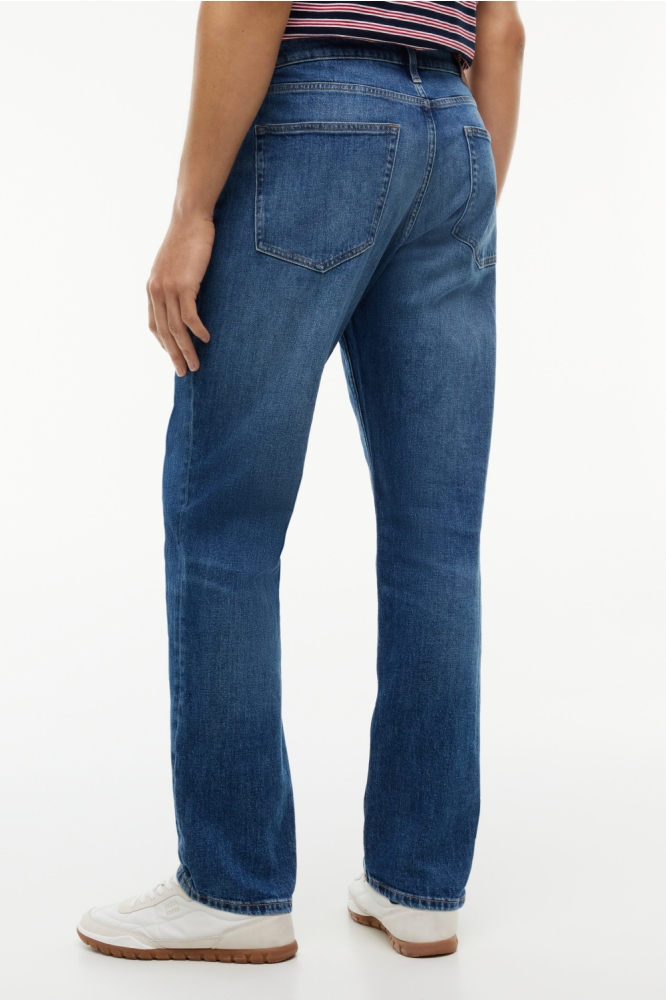 Tommy Jeans blauwe heren jeans | Model achteraanzicht