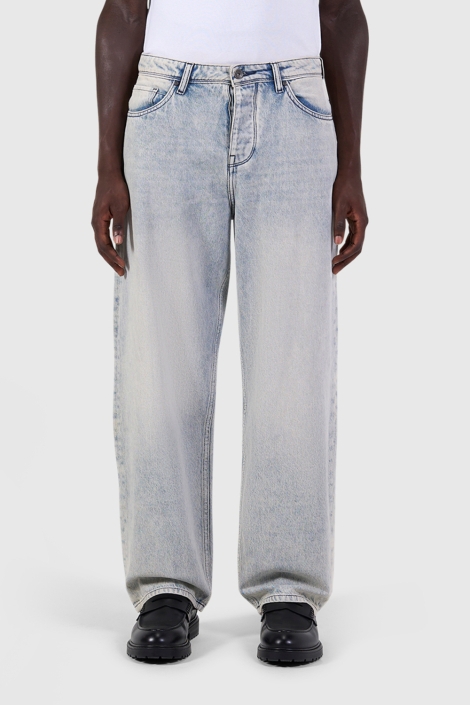 Pure Path blauwe heren jeans | Model vooraanzicht