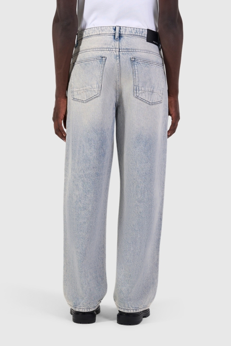 Pure Path blauwe heren jeans | Model achteraanzicht