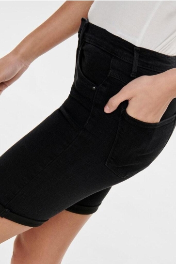 Only ONLRAIN MID LONG SHORTS BLACK CRY60 15176847 Black