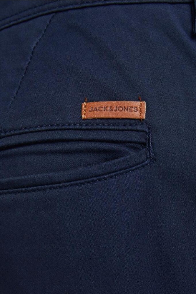 Jack & Jones blauwe heren korte broek | Close up
