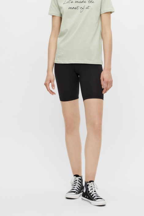 Pieces zwarte dames ondergoed | Model vooraanzicht