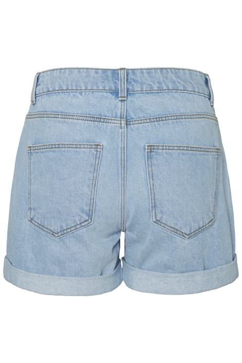 Noisy may blauwe dames korte broek | Achteraanzicht