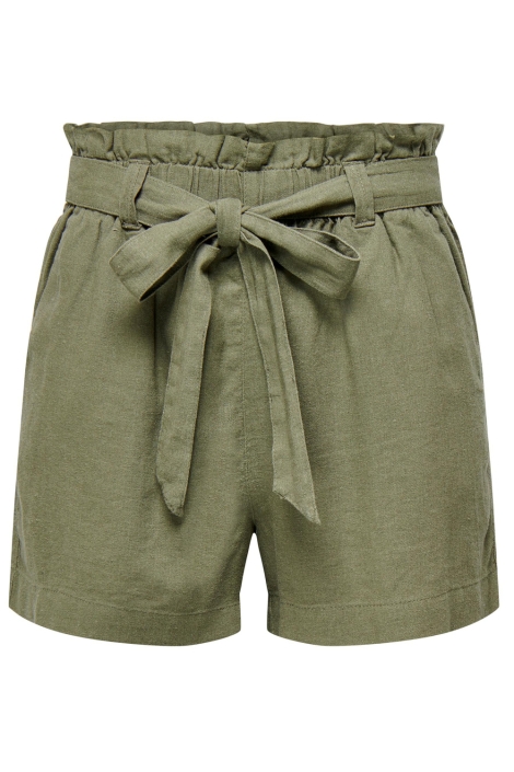 Jacqueline de Yong groene dames korte broek | Vooraanzicht