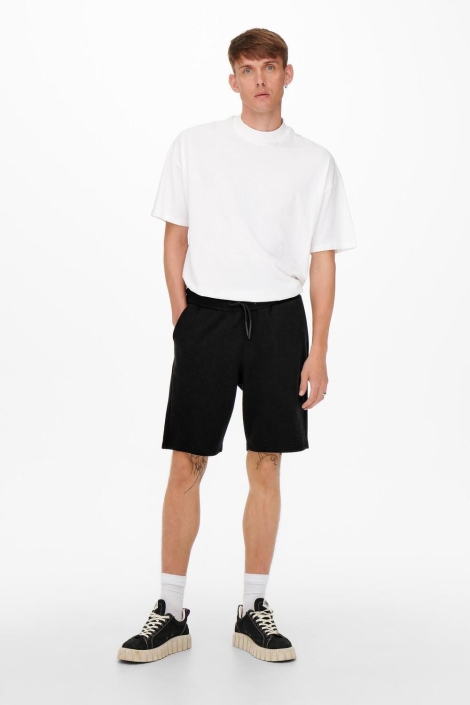 Only & Sons zwarte heren korte broek | Model