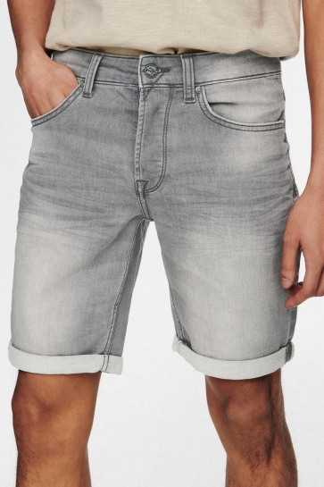 Only & Sons Korte broek ONSPLY LIFE REG GR JOG SHO PK 8583 NOOS 22018583 Grey Denim