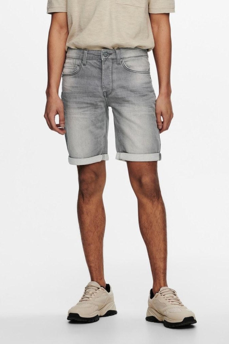 Only & Sons grijze heren korte broek
