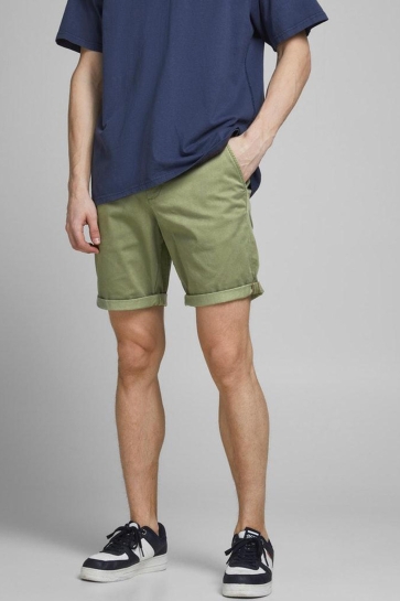 Jack & Jones Korte broek JJIBOWIE JJSHORTS SOLID SA STS 12165604 DEEP LICHEN GREEN