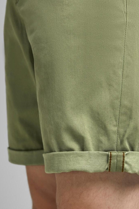 Jack & Jones groene heren korte broek | Close up
