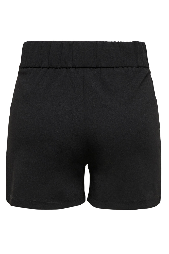 Jacqueline de Yong zwarte dames korte broek | Achteraanzicht