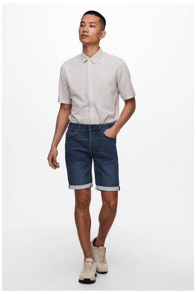 Only & Sons blauwe heren korte broek | Model