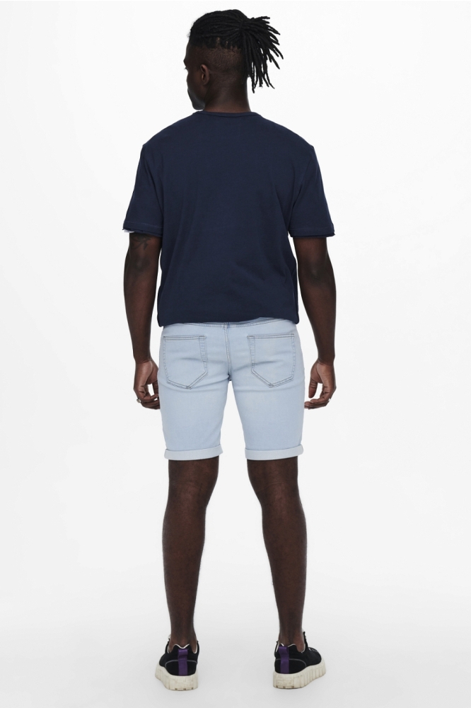 Only & Sons blauwe heren korte broek | Model