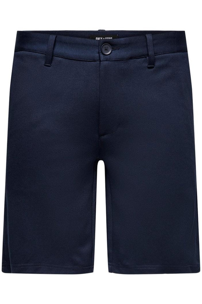 Only & Sons blauwe heren korte broek | Vooraanzicht