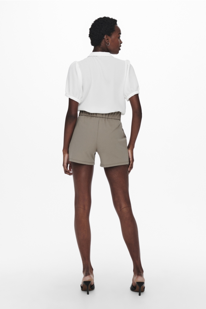 Jacqueline de Yong taupe dames korte broek | Model