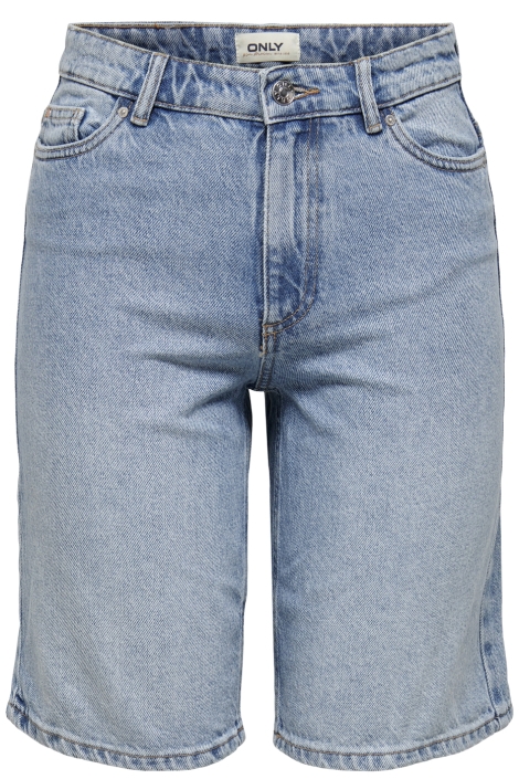 Only blauwe dames korte broek | Vooraanzicht