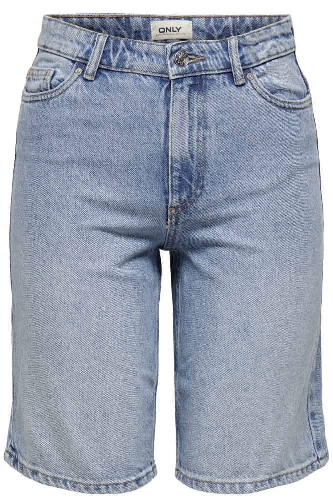 Only blauwe dames korte broek | Vooraanzicht