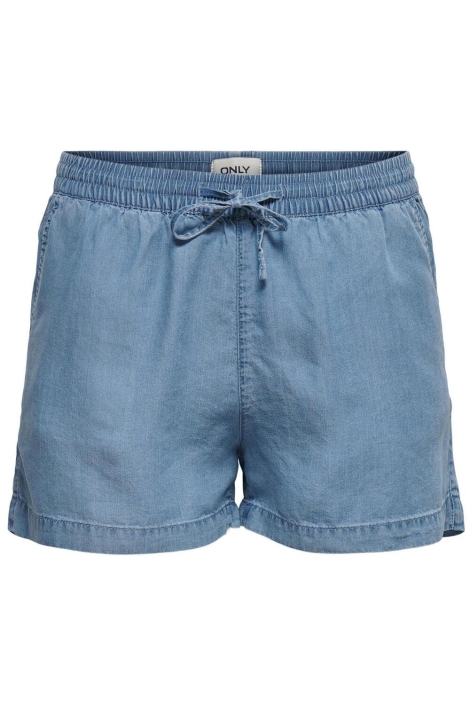 Only blauwe dames korte broek | Vooraanzicht