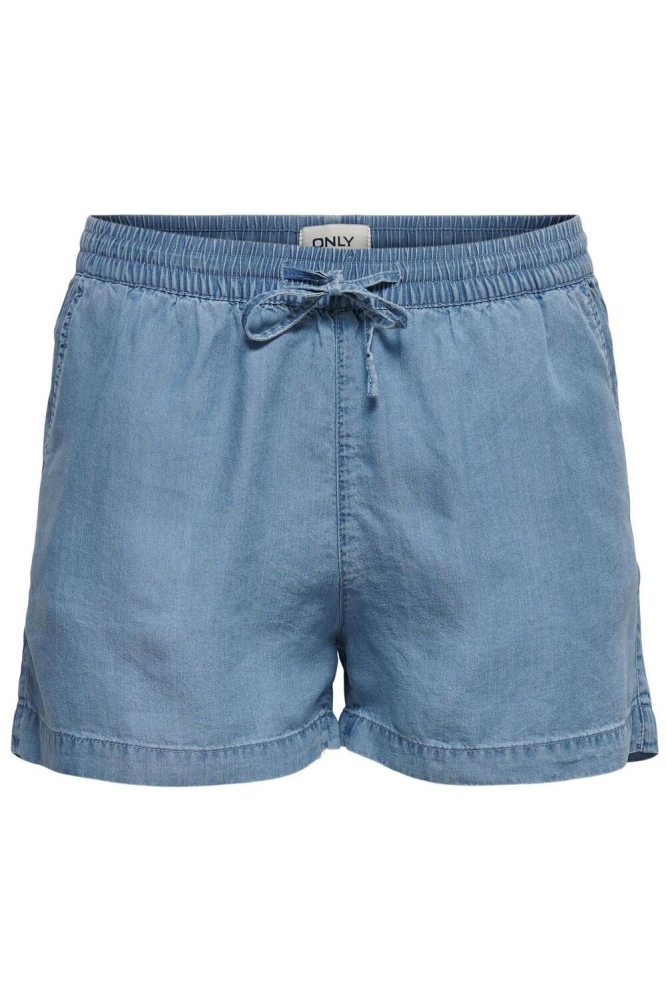 Only blauwe dames korte broek | Vooraanzicht