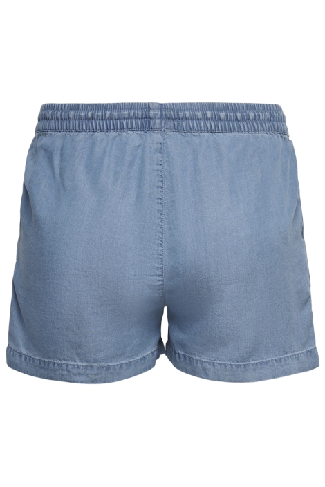 Only blauwe dames korte broek | Achteraanzicht