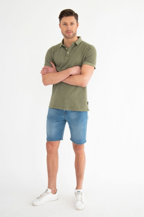 Donders blauwe heren korte broek | Model