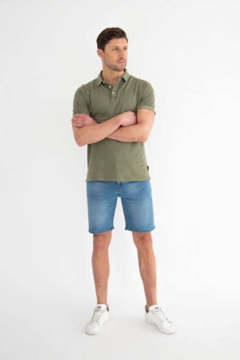 Donders blauwe heren korte broek | Model