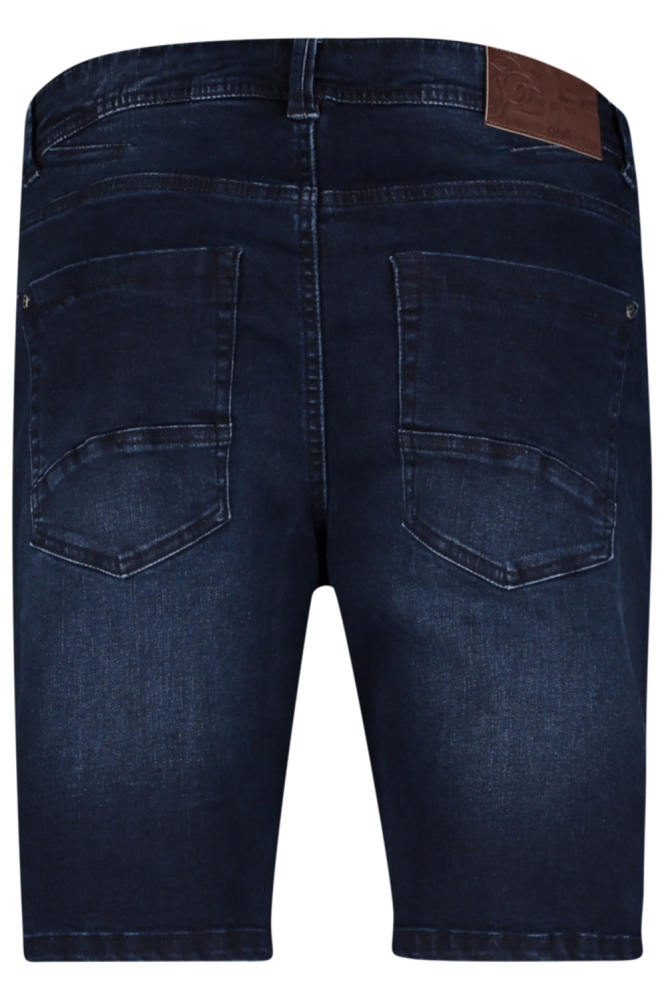 Donders blauwe heren korte broek | Achteraanzicht