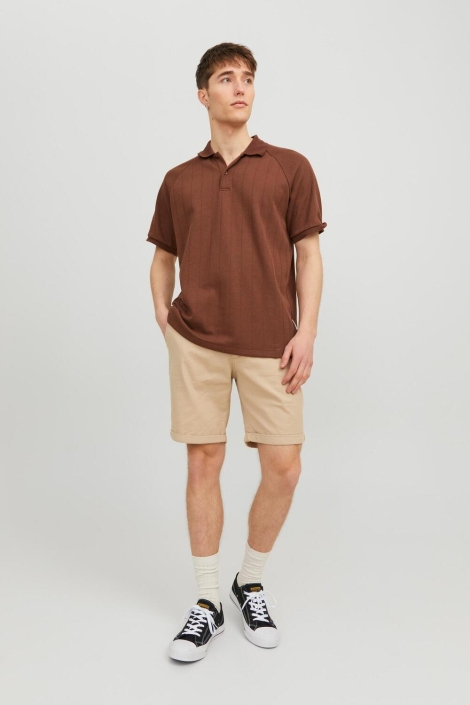 Jack & Jones beige heren korte broek | Model