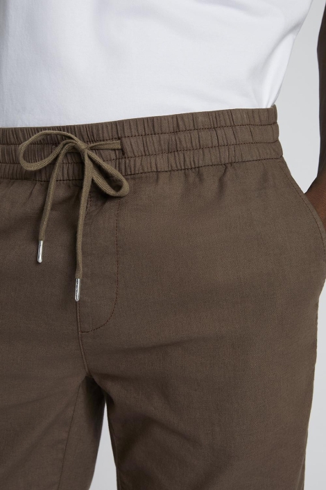 Matinique bruine heren korte broek | Close up