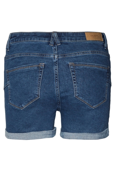 Vero Moda blauwe dames korte broek | Achteraanzicht