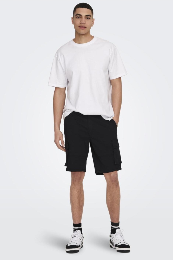 Only & Sons zwarte heren korte broek | Model