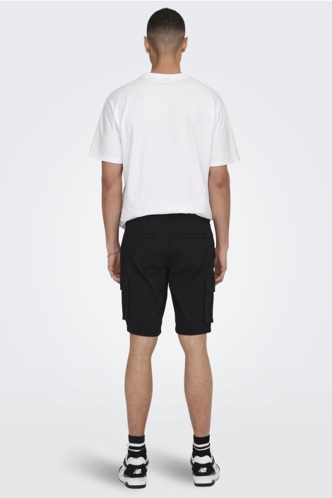 Only & Sons zwarte heren korte broek | Model