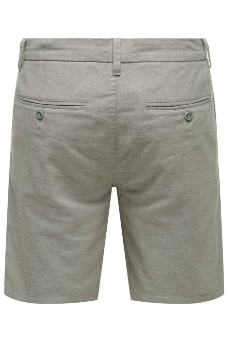 Only & Sons grijze heren korte broek | Achteraanzicht