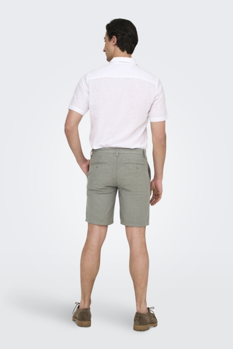 Only & Sons grijze heren korte broek | Model